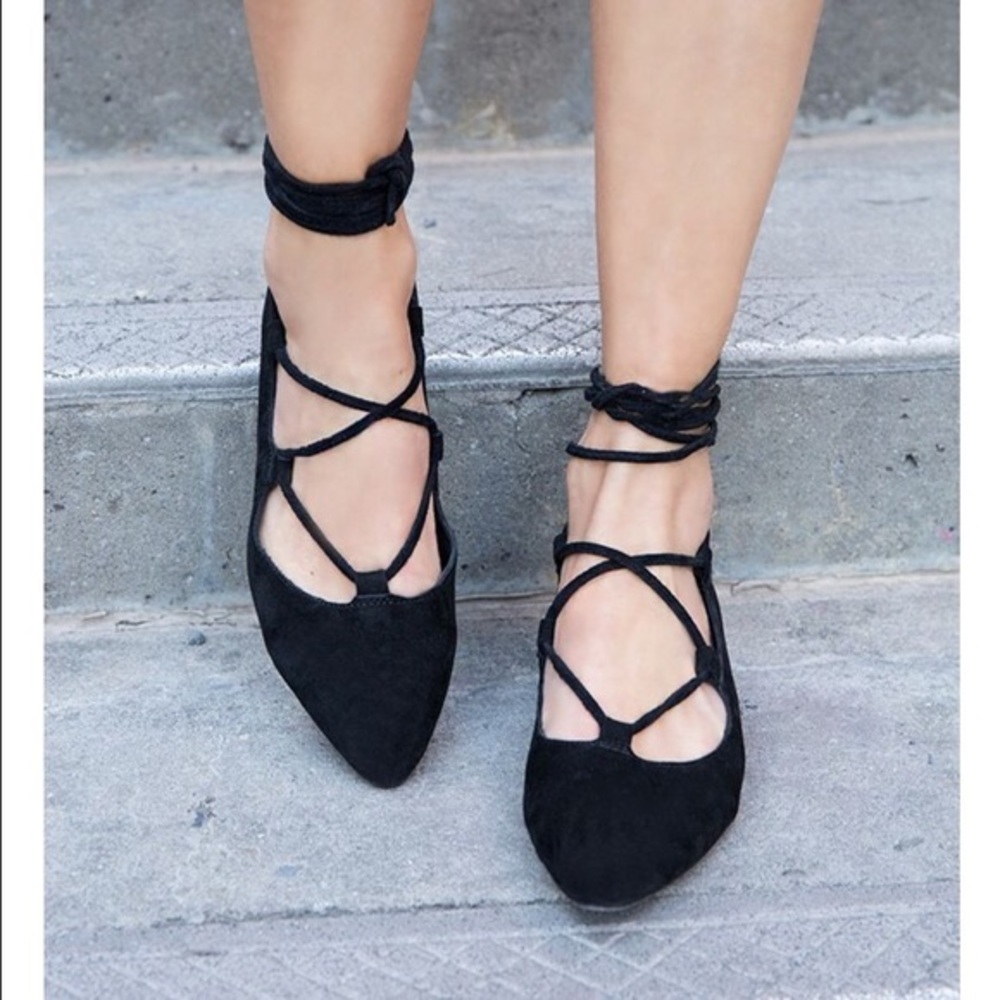 Jeffrey Campbell Atsuko black suede shoes size 9
